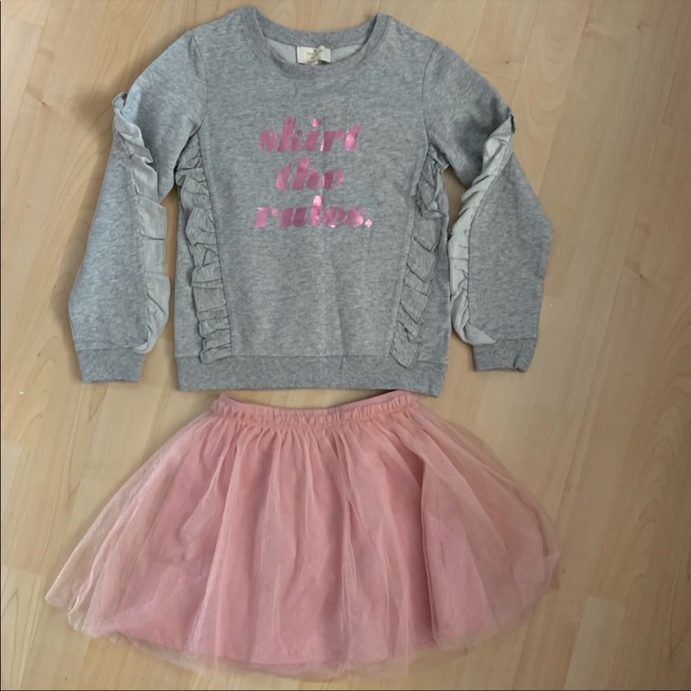Kate spade skirt the rules toddler set